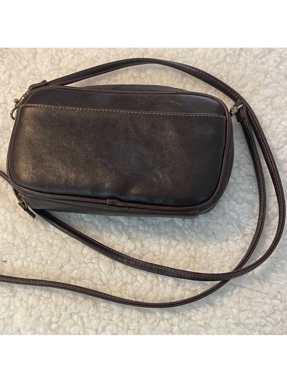 Elegant Brown Crossbody Bag